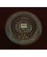 Mikasa Clear Cut Crystal Regal Estate Cake Platter 8 5/8&quot; Made Czech Rep... - £11.73 GBP