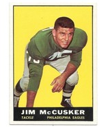 Jim McCusker Philadelphia Eagles NFL Trading Card #100 Topps 1961 VERY H... - £113.24 GBP