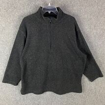 Marsh Landing II 1/4 Zip Pullover Women&#39;s 2X Fleece Polyester Blend Blac... - $33.49 CAD