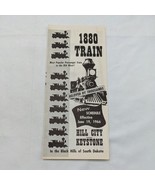 1966 1880 Train Hill City Keystone South Dakota Travel Brochure - $12.47