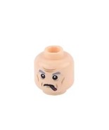 Minifigure Custome Old Male Head With Cigar Head Diy  - $4.36