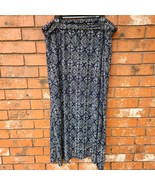Navy Blue Pullon Maxi Skirt Design Throughout Maurices Plus Size 3(24W) - $228.08 MXN