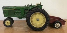 Vintage US Zone Germany Schuco Ingenico Carreto John Deere Tractor Trail... - $148.49