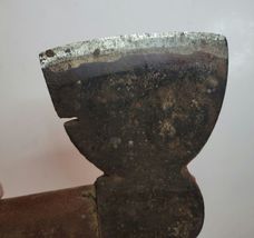 Vintage Hatchet/Axe Wood V Notch and Wood Handle image 6