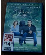 Gently Used DVD, Must Love Dogs, Diane Lane, John Cusack,  VG COND - $8.90