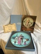 P Buckley Moss ‘THE CHRISTENING’ 10.75” Plate Box &amp; Certificate - £19.14 GBP