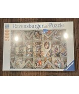 Ravensburger 17429 Sistine Chapel Jigsaw Puzzle 5000 Piece NEW SEALED - €102,29 EUR Ravensburger 17429 Sistine Chapel Jigsaw Puzzle 5000 Piece NEW SEALED - €102,29 EUR