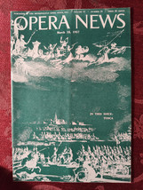 Rare Metropolitan Opera News Magazine March 18 1957 Puccini&#39;s Tosca - £12.94 GBP