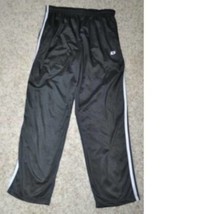 Mens Pants Athletic Starting Line Black Side Stripes Active Sweatpants-size M - £13.53 GBP