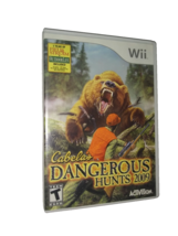 Wii Cabela&#39;s Dangerous Hunts 2009 (Nintendo Wii) Complete w/ Manual - Tested - £7.77 GBP