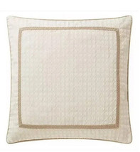 Waterford Annalise Euro Sham Gold Set of 2 Shams Geometric Luxury 26x26&quot; - $97.97