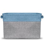 Sorbus ~ Collapsible ~ Storage Basket w/Handles ~ 15 x 10.75 x 9.5 ~ BLU... - €25,68 EUR