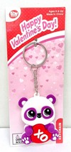 The Toy Network Happy Valentine&#39;s Day Panda with Heart Figure Keychain - £10.40 GBP