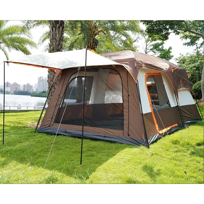 YOUSKY Tents Camping Outdoor Winters Water Proof 2 Room 1 Living Room Big Family - £510.62 GBP