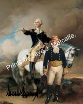 Donald Trump and George Washington Art Print 1700&#39;s Special edition 11x14 - €987,68 EUR