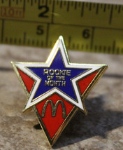 McDonalds Rookie of the Month Employee Collectible Pinback Pin Button - £8.73 GBP