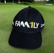 TaylorMade Family Hat M2 19 Golf Script Logo Cap PGA Tour Golf Adjustable Black - $9.38