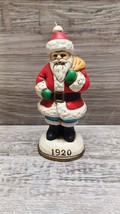 Christmas Reproductions Inc Memories Of Santa 1920 Santa Ornament 1983 Vintage - £7.28 GBP