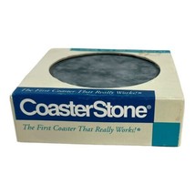 Set of (4) CoasterStone by Hindostone Absorbent Stone Coasters- Blue Mar... - £18.63 GBP