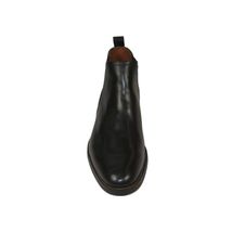 Men's Slip On Boot STEVE MADDEN Leather Upper Plain Toe Montreux Black image 2