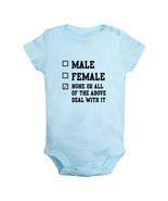 None Or All Of The Above Deal With It Funny Bodysuit Baby Romper Infant ... - £8.20 GBP