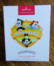 2023 Hallmark Animaniacs &quot;Zany to the Max&quot; - Yakko, Wakko and Dot Ornament-NIB - £4.61 GBP