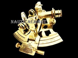 NauticalMart Pirate Collectible Antique Brass Sextant Maritime Decor Nav... - £46.98 GBP