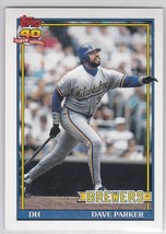 M) 1991 Topps Baseball Trading Card - Dave Parker #235 - £1.54 GBP