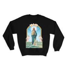 Our Lady of Navigators Our Lady of Seafarers Navegantes : Gift Sweatshirt Cathol - $28.95
