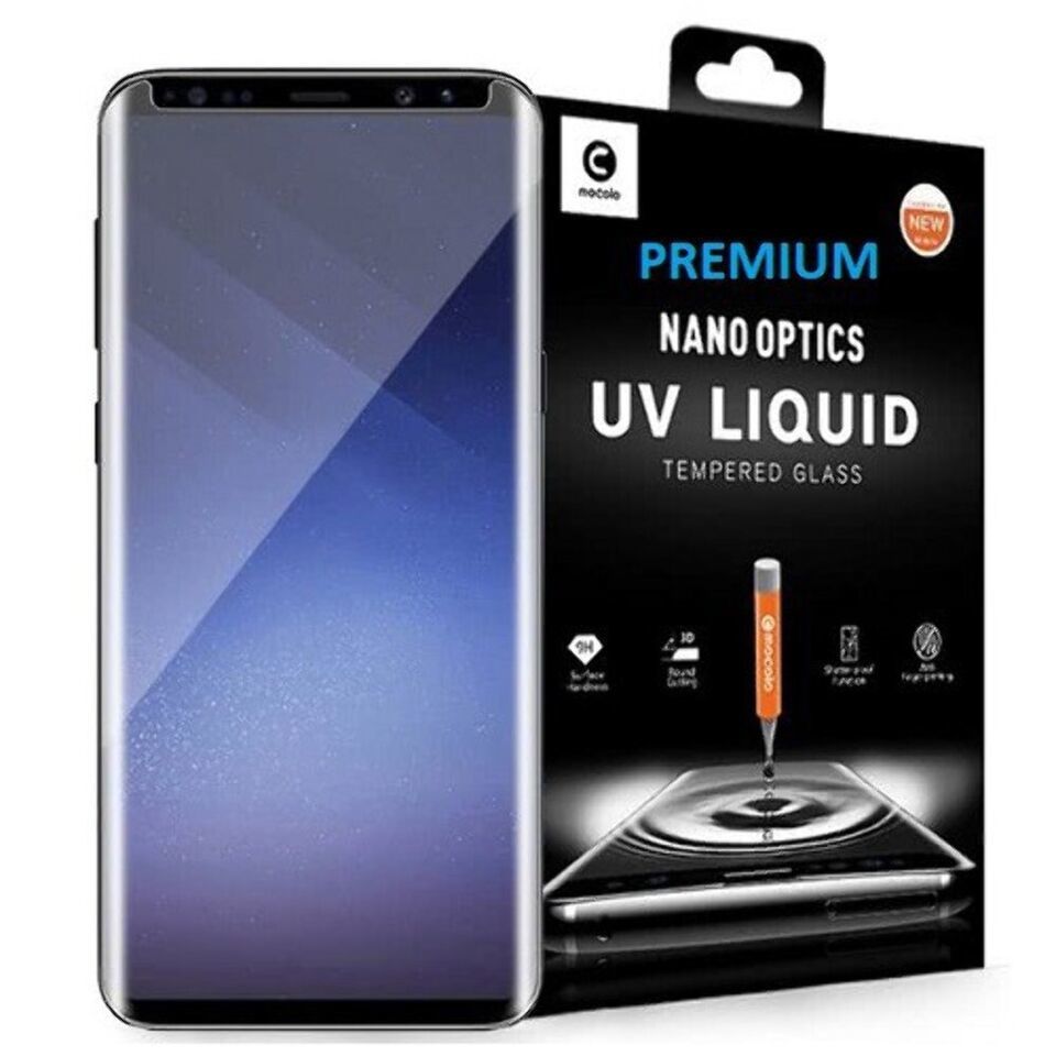 Primary image for For Samsung S8 UV Tempered Glass Screen Protector Kit PREMIUM