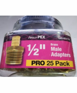 1/2 in. Brass PEX-B Barb x Male Pipe Thread Adapter Pro Pack (25-Pack) - $75.52 CAD