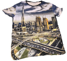 Erkek “Dubai” Theme Print T-Shirt Size XL (No Tags) - £3.39 GBP