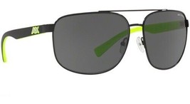 Armani Exchange Sunglasses AX2026S 600087 Black/Grey Lens 64mm - $57.23