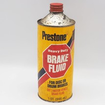 Prestone Brake Fluid Advertising Packaging Empty Can - £11.23 GBP