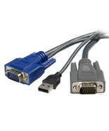 Startech SVUSB2N1_6 6FT USB VGA KVM CABLE KVM CONSOLE USB VGA VIDEO CORD - $935.43 MXN