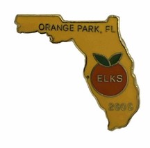 Orange Park Florida Elks Lodge 2605 Benevolent Protective Order Enamel H... - $7.95