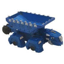 Dinotrux TonTon 2015 Blue Dump Truck 4&quot; Diecast Dreamworks Mattel CJW83  - £9.58 GBP
