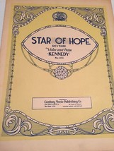 1906 Christmas Star of hope Violin and Piano Sheet music by Kennedy - $7.71
