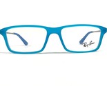 Ray-Ban Kids Eyeglasses Frames RB1541 3618 Blue Silver Rectangular 47-14... - $23.01