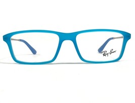 Ray-Ban Kids Eyeglasses Frames RB1541 3618 Blue Silver Rectangular 47-14-125 - £18.12 GBP
