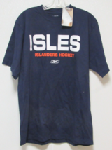 NWT Reebok NHL Center Ice New York Islanders &#39;Isles&#39; Adult T-Shirt Size XL Navy - £23.97 GBP