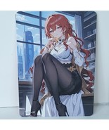 Himeko Office Premium Waifu Card Anime Girl Wall Art Oversized Board A5 - $31.57 CAD
