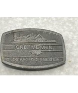 Vintage Rare GNB Metals Los Angeles Smelter Belt Buckle KG - $936.77 MXN