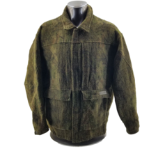 Vintage 90s Columbia Mens Camo Heavy Wool Shirt Jacket Hunting Sz XXL - $101.47