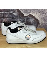 Very Rare Reebok Pittburgh Steelers NFL Official White Leather Sz 14 Sho... - $99.65 CAD