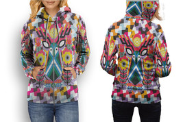 Deer Design Hoodie Sporty Casual Graphic Zip up Hoodie for Women - £26.54 GBP+