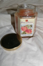 Home Interiors &amp; Gifts Candle in Jar CIJ Peaches &amp; Cream Jar Candle New ... - $9.00