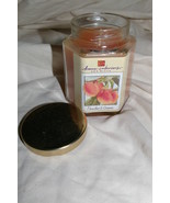 Home Interiors &amp; Gifts Candle in Jar CIJ Peaches &amp; Cream Jar Candle New ... - £7.17 GBP