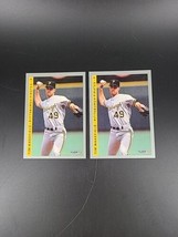 1993 Fleer Tim Wakefield #123 Totals Pittsburgh Pirates Baseball Card Lot Of 2 - £1.55 GBP