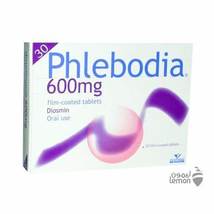 Phlebodia, 600 mg, 30 tbs, Venotonic and Vasoprotective, Venous Insufficiency - £15.18 GBP